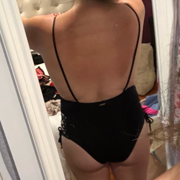 NWT one piece with side ties - Picture 6 of 7